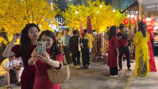 Vietnam Lunar New Year 2024  Saigon Night Market [upl. by Zabrine]