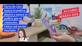 ACUARIO❤️‍🔥MARZO 2024 TE DESCONECTAN DE LA PENA QUE LLEVA NOMBRE Y APELLIDO EXPLOSIÓN DE FELICIDAD [upl. by Oilerua]