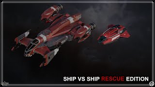 Cutlass Red VS C8R Pisces Ship VS Ship [upl. by Teraj256]