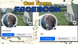 how to one name on facebook 2024  another way 5 [upl. by Yreved]