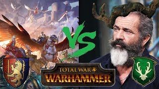 Bretonnia vs Wood Elves ORION amp KING LOUIS  Total War Warhammer Live BattleCast 156 [upl. by Harlan]