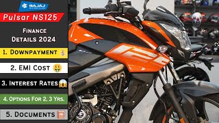 2024 Bajaj Pulsar NS 125 EMI Down payment 20k Only 😱 I Finance Price I On Road Price 🤑 I EMI [upl. by Ennaillek]