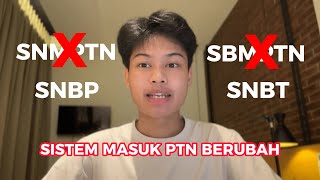 Penjelasan Tentang Perubahan Sistem Seleksi Masuk PTN 2023 SNMPTN SBMPTN dan Mandiri [upl. by Damales813]