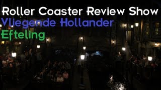 Vliegende Hollander Flying Dutchman Efteling  Roller Coaster Review Show [upl. by Lalla201]