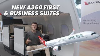 Qantas NEW A350 First amp Business Class Suites [upl. by Deehsar369]