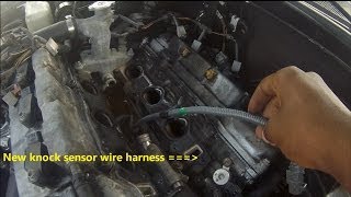 Lexus Es300 Knock Sensor Location amp Replacement  The Wiring Harness [upl. by Conover718]