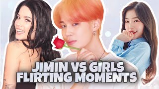 BTS JIMIN VS GIRLS  FLIRTING MOMENTS 지민 [upl. by Veedis831]