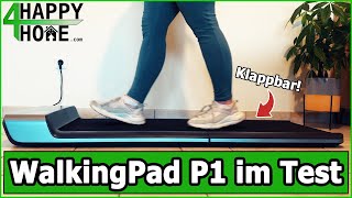 WalkingPad P1 im Test 🏃 Klappbares Laufband für den Schreibtisch zuhause deutsch [upl. by Preuss745]