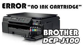 Printer Brother DCPJ100 catridge tidak terdeteksi [upl. by Laktasic]