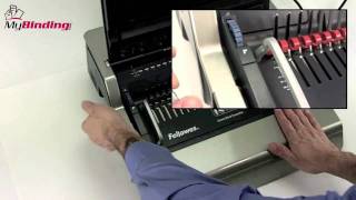 Review of the Fellowes Galaxy E Electric Comb Binding Machine  5218301 [upl. by Pallas]