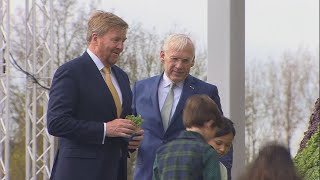 Floriade Expo 2022 officieel geopend door koning WillemAlexander [upl. by Elly]