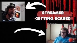 reacting to streamers getting scared [upl. by Ilarin]