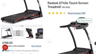 Reebok GT40s Tredmill REVIEW [upl. by Antonie914]