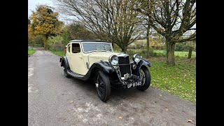 1935 Riley 9 Kestrel with pre selector  Now Sold with Robin Lawton Vintage amp Classic Cars [upl. by Losiram]