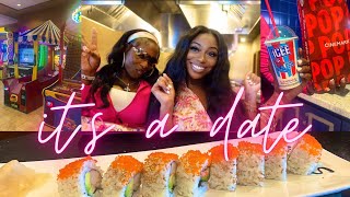 VLOG GIRLS DATE WITH chaneldore  coffee hibachi movies engraved AirTag  more [upl. by Nagar459]