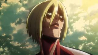 Attack on Titan Episode 24 Erens Transformation Shingeki no Kyojin HD [upl. by Virge]