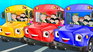 Wheels On The Bus Go Round And Round  Nursery Rhymes  Baby Rhymes  Kids Songs  Kids Tv [upl. by Hiett59]