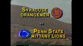 Oct 1984  Syracuse at Penn State Homecoming Game double highlight shows [upl. by Auoz282]