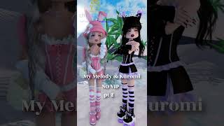 MY MELODY amp KUROMI TUTORIAL NO VIP PART2 dresstoimpress dti dresstoimpressnovip [upl. by Attelra]