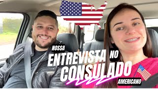 Entrevista no Consulado Americano 🇺🇸 [upl. by Ames]