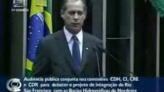 Ciro Gomes no Senado  Transposição Parte 1 [upl. by Sansbury]