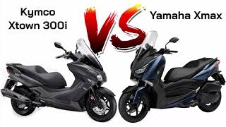 Kymco Xtown 300i Vs Yamaha XMAX  Specs Comparison and Price 2020 [upl. by Leahcym]