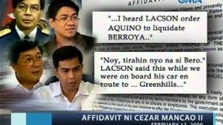 Saksi Cezar Mancao sinabing si Sen Ping Lacson ang nasa likod ng panggigipit sa kanya [upl. by Debbie]