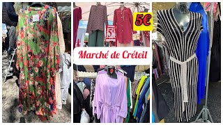 Marché de Créteil vêtements à 5€ 😃  5 mai 2023 marché bonplan sarcelles [upl. by Medea]