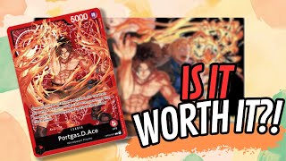 IS THE SPECIAL GOODS SET ACESABOLUFFY WORTH IT   One Piece Card Game Reviews  GIVEAWAY [upl. by Renae461]