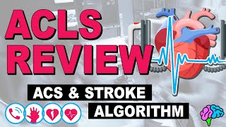 ACS amp Stroke Algorithms  ACLS Review [upl. by Otit548]