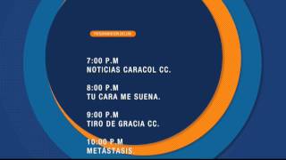 Programación Caracol Televisión Colombia 13415 [upl. by Aicilic]