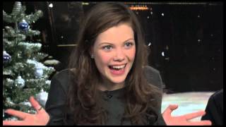 Interview with Georgie Henley and Will Poulter [upl. by Busiek]