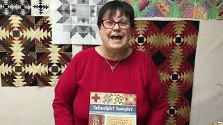 Kim Diehl Right As Rain Fabric and School Girl Sampler Quilt 72 Simple 4” Blocks Kick Off [upl. by Cristin]