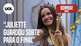 BBB 21 quotProva do líder da Juliette foi hollywoodianaquot [upl. by Alioz]