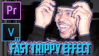 FAST EASY TRIPPY EFFECT 654ar Yoga Tutorial Premier ProVegas Pro [upl. by Inal]