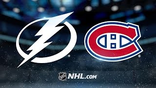 Plekanec Gallagher lead Canadiens past Lightning [upl. by Eveam]