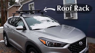 2020 Hyundai Tucson Bare Roof Rack Install  Yakima BaseLine System [upl. by Flin526]