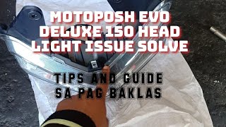 motoposh evodeluxe 150 head light issue [upl. by Aneeroc]