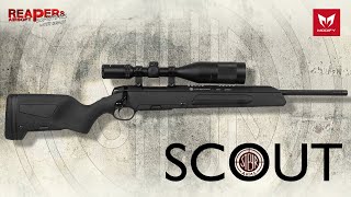 Review Steyr SCOUT ModifyASG Federdruck Sniper getunte MOD24SSG24 6mm AirsoftSoftair DE [upl. by Alletsirhc]