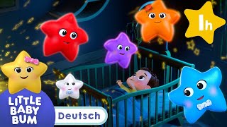 Bunte Schlafenszeit  Kinderlieder und Cartoons  Little Baby Bum NEU  Moonbug Kids Deutsch [upl. by Eecart425]