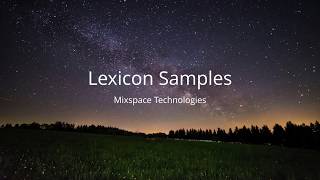 Lexicon Samples [upl. by Gemina395]