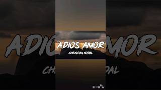 Adios Amor  Christian Nodal LetraEnglish Lyrics [upl. by Meris]