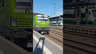 Der Flixtrain mit der BR 193 Siemens Vectron als FLX 1242 Nach Berlin Hbf tief in Erfurt Hbf aus [upl. by Bunow]