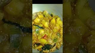 Baingan Aloo ki sabzi youtubeshort recipe [upl. by Aicelet57]