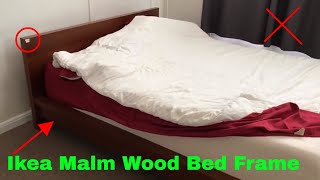 ✅ How To Use Ikea Malm Wood Bed Frame Review [upl. by Hatokad]