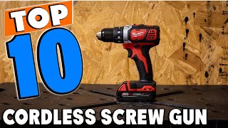 Top 10 Best Cordless Screw Guns Review In 2024 [upl. by Sachi850]