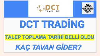 DTC TRADİNG HALKAARZ DEĞERLENDİRMESİ KAÇ TAVAN GİDER KAÇ LOT DÜŞER [upl. by Tillion]