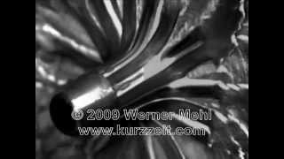 1 million fps Slow Motion video of bullet impacts made by Werner Mehl from Kurzzeit [upl. by Hsemar]