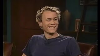 heath Ledger on The late late show with craig kilborn interview 1999 [upl. by Bollay]