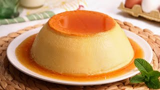 Flan de Huevo Casero muy Fácil y Delicioso con solo 3 Ingredientes [upl. by Amluz942]